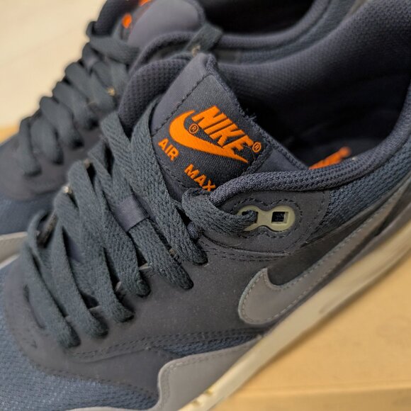Nike Air Max 1 Essential Dark Obsidian Grey 2012 Size 8 Brand New 537383-420 - Picture 6 of 11
